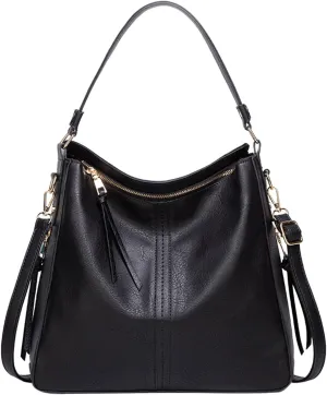 Tote Bag For Women Work Retro Soft Leather Large Crossbody Bag Shoulder Handbags For Her Friends Travel College