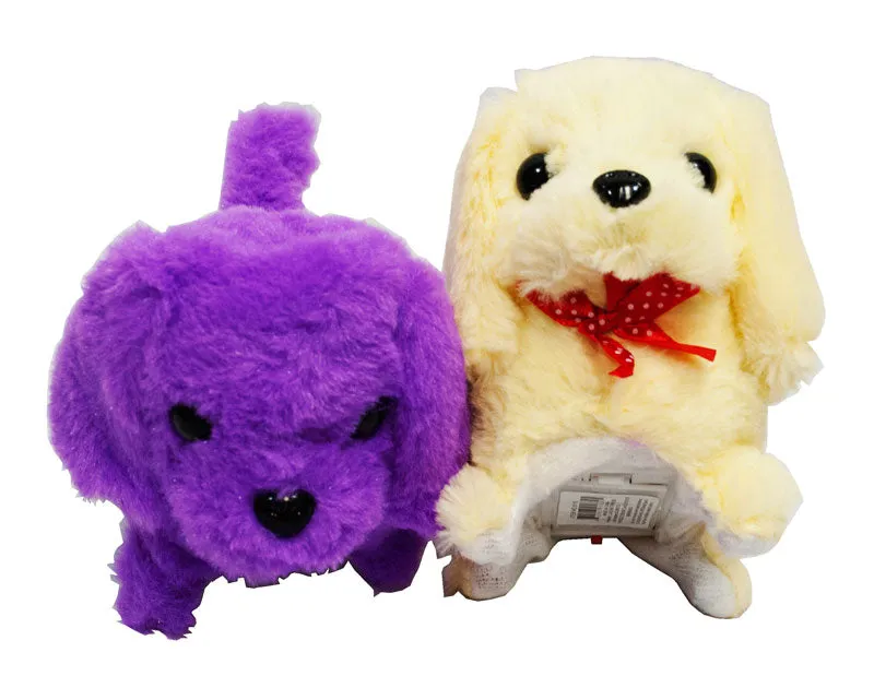 Toy Fluffy Dogs Barks & Walks