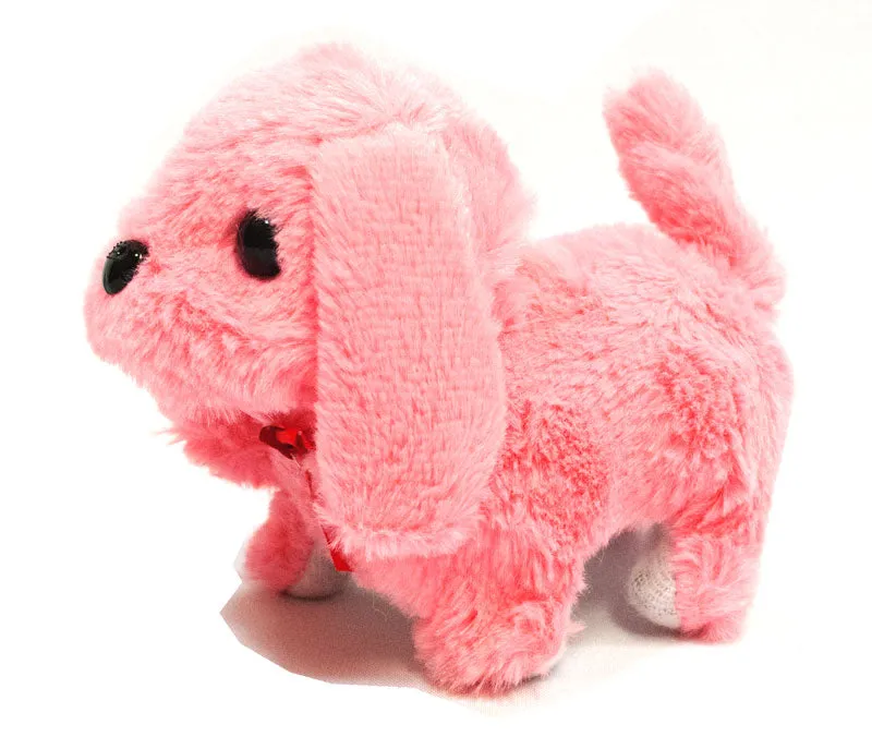 Toy Fluffy Dogs Barks & Walks