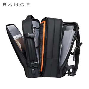 Travel Backpack Men Business Aesthetic School Expandable USB Bag Large Capacity