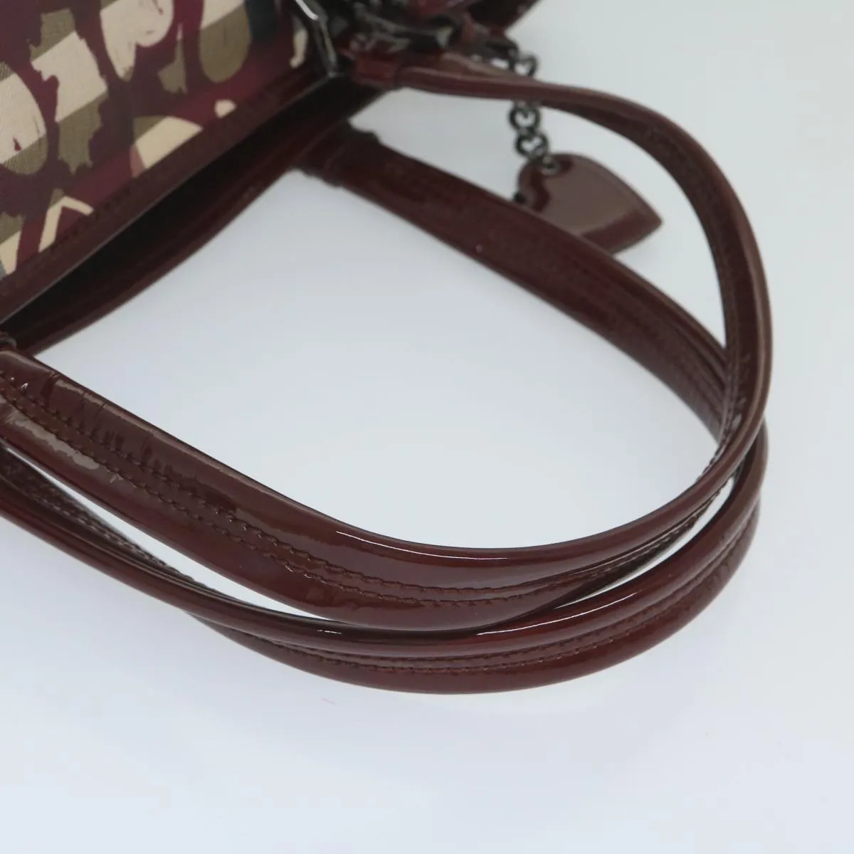 Trendy Inspired Burberry Nova Check Tote Bag Pvc Leather Red Auth Hk959