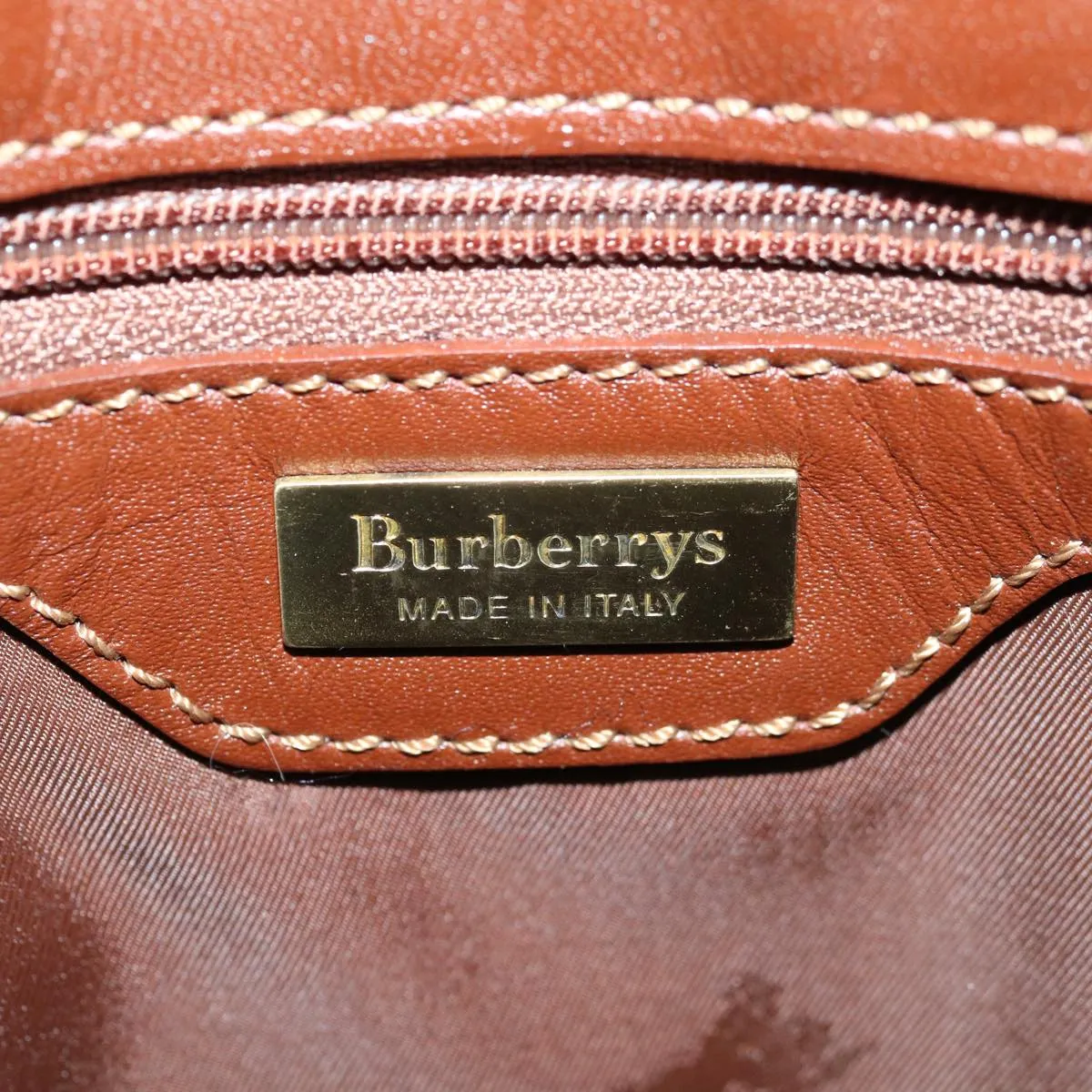 Trendy Inspired Burberryss Nova Check Tote Bag Pvc Beige Auth Yk11163