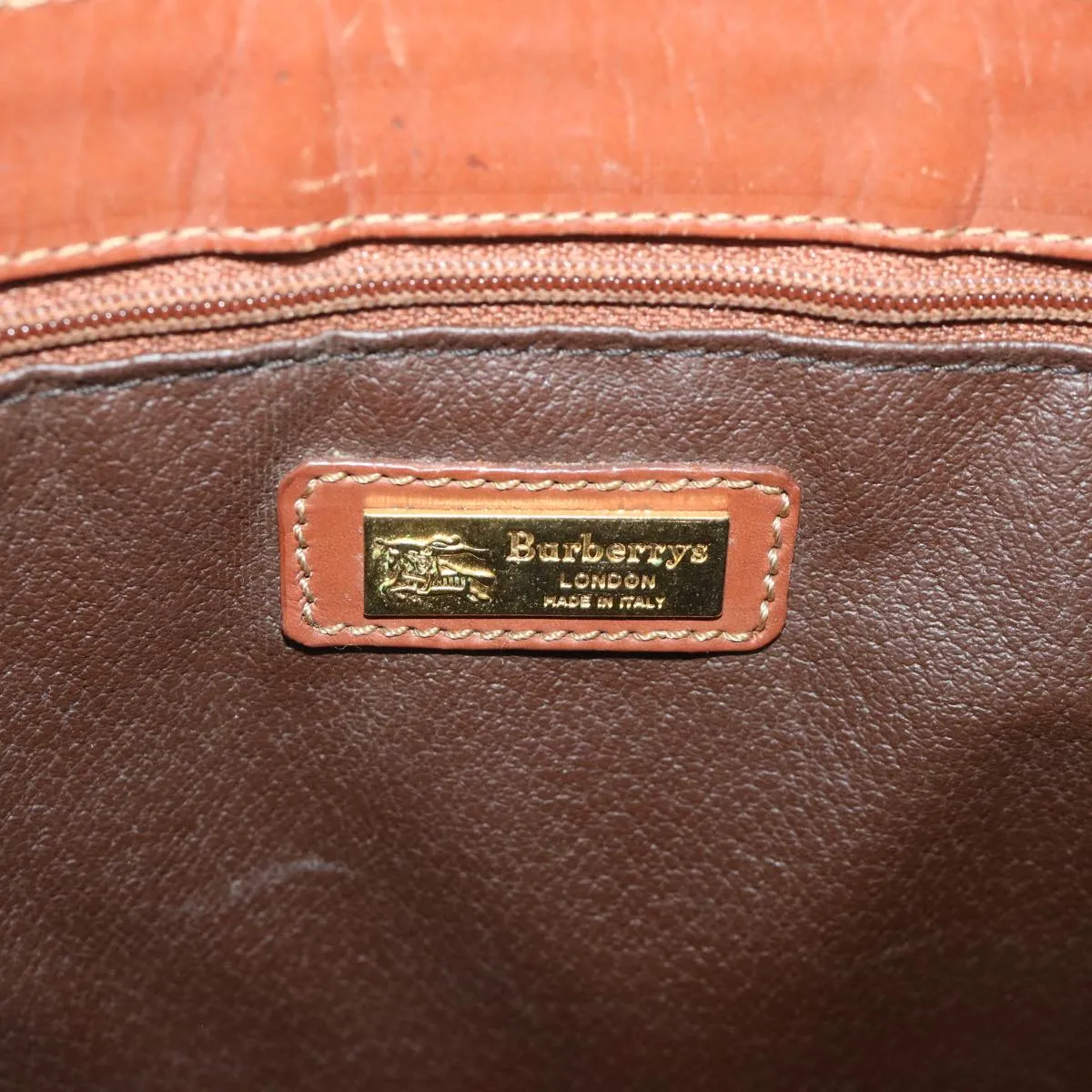 Trendy Inspired Burberryss Nova Check Tote Bag Pvc Leather Beige Auth Ep1961