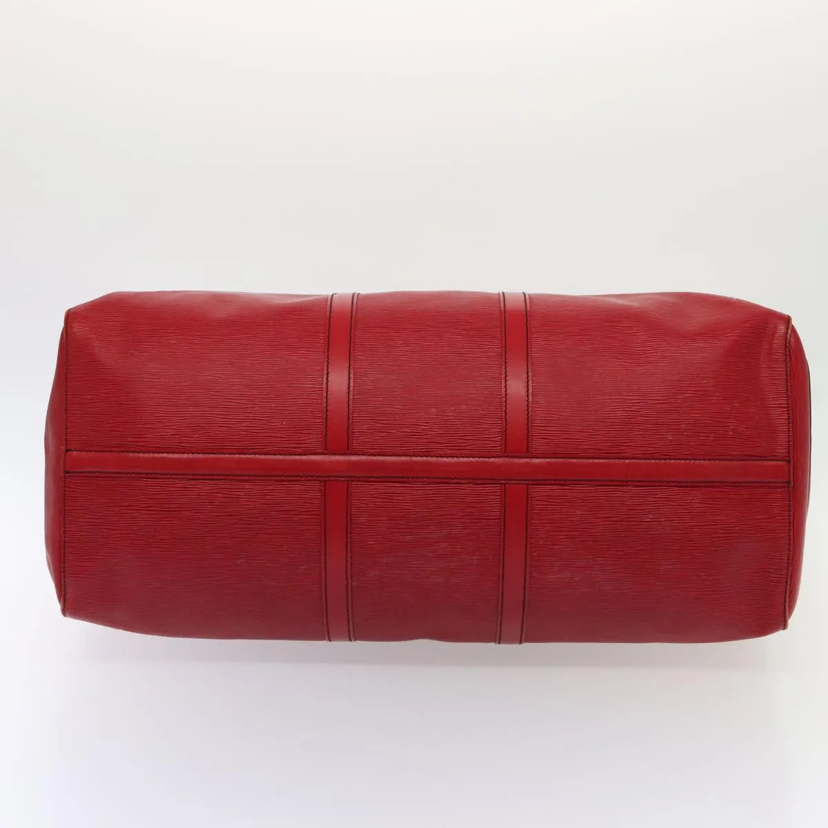 Trendy Inspired Louis Vuitton Epi Keepall 60 Boston Bag Red M42947 Lv Auth 88369