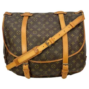 Trendy Inspired Louis Vuitton Vintage Monogram Samur 43 Messenger Shoulder Bag