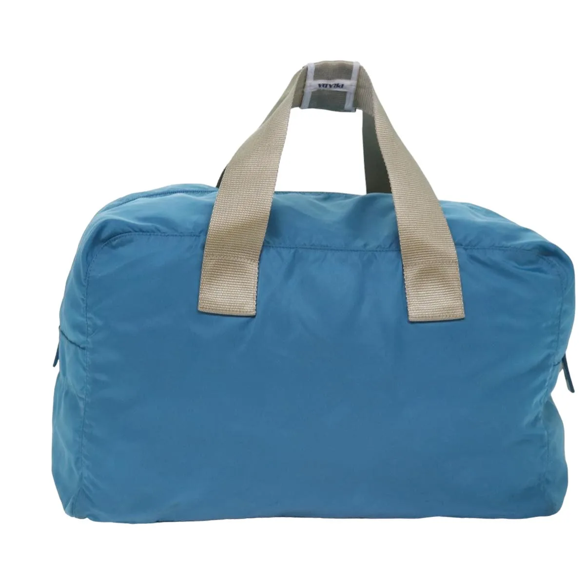 Trendy Inspired Prada Boston Bag Nylon Light Blue Auth 77639