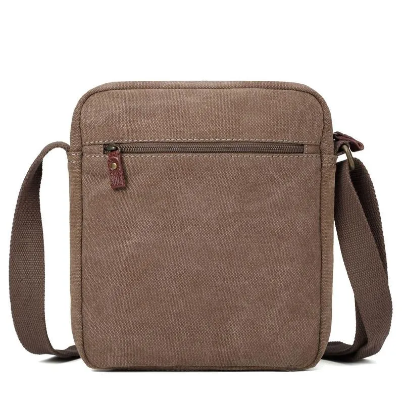 Troop London TRP0218 Classic Across Body Bag in Brown