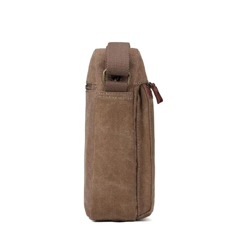 Troop London TRP0218 Classic Across Body Bag in Brown