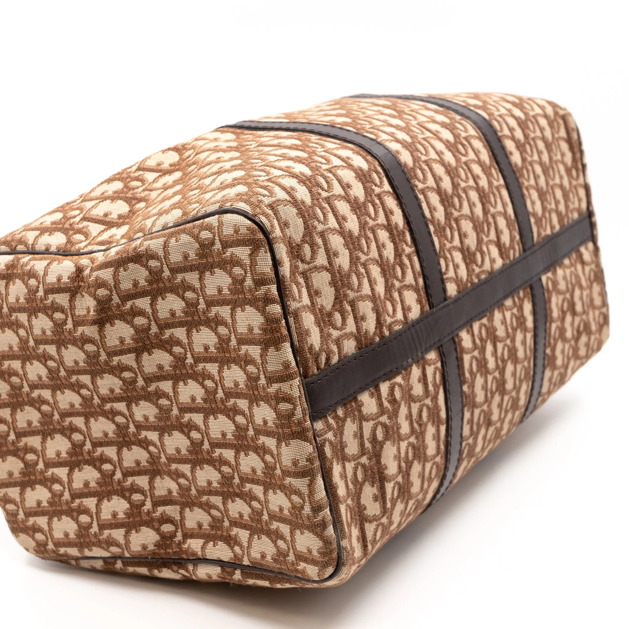 Trotter Duffle Bag Trendy Inspired Dior Oblique Brown