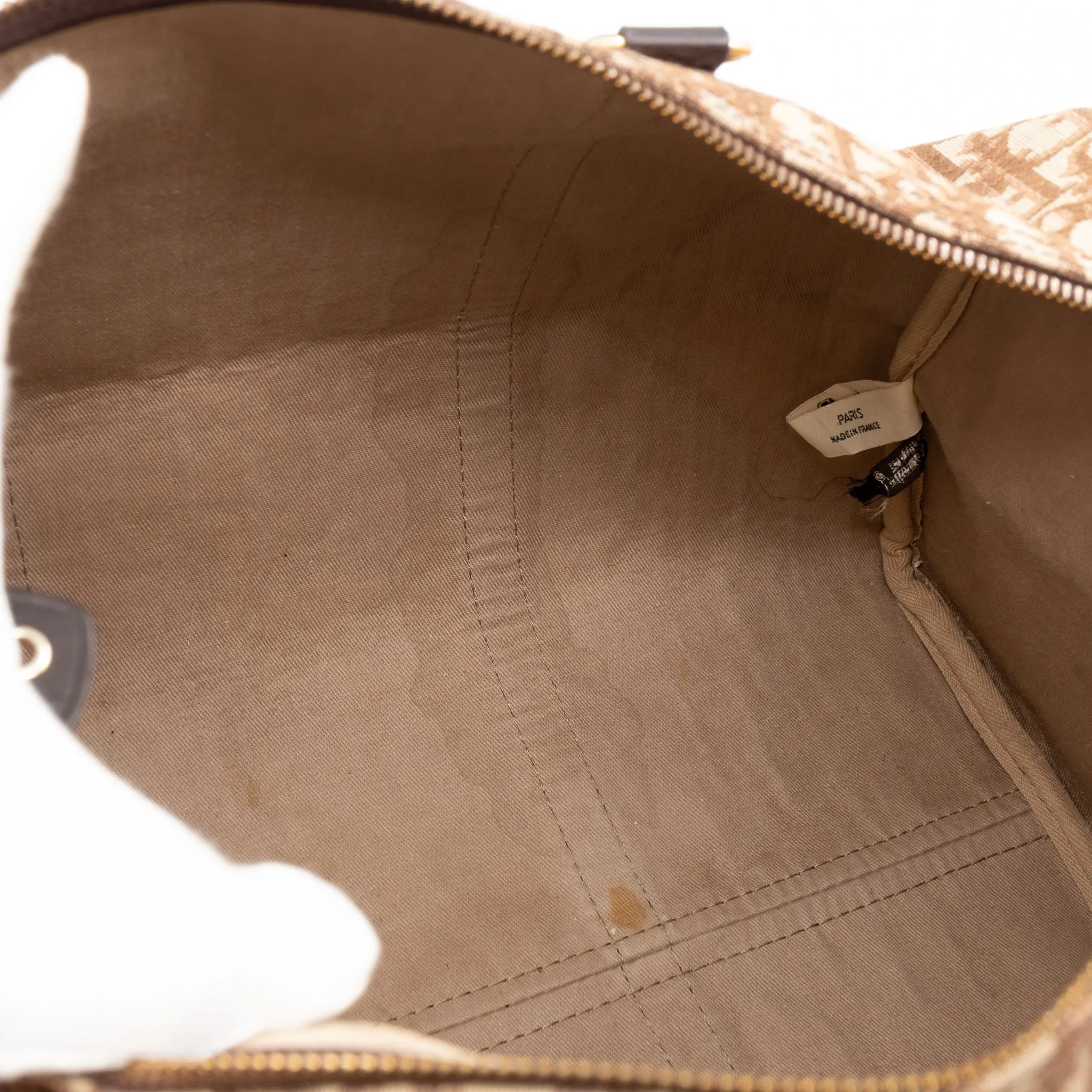 Trotter Duffle Bag Trendy Inspired Dior Oblique Brown