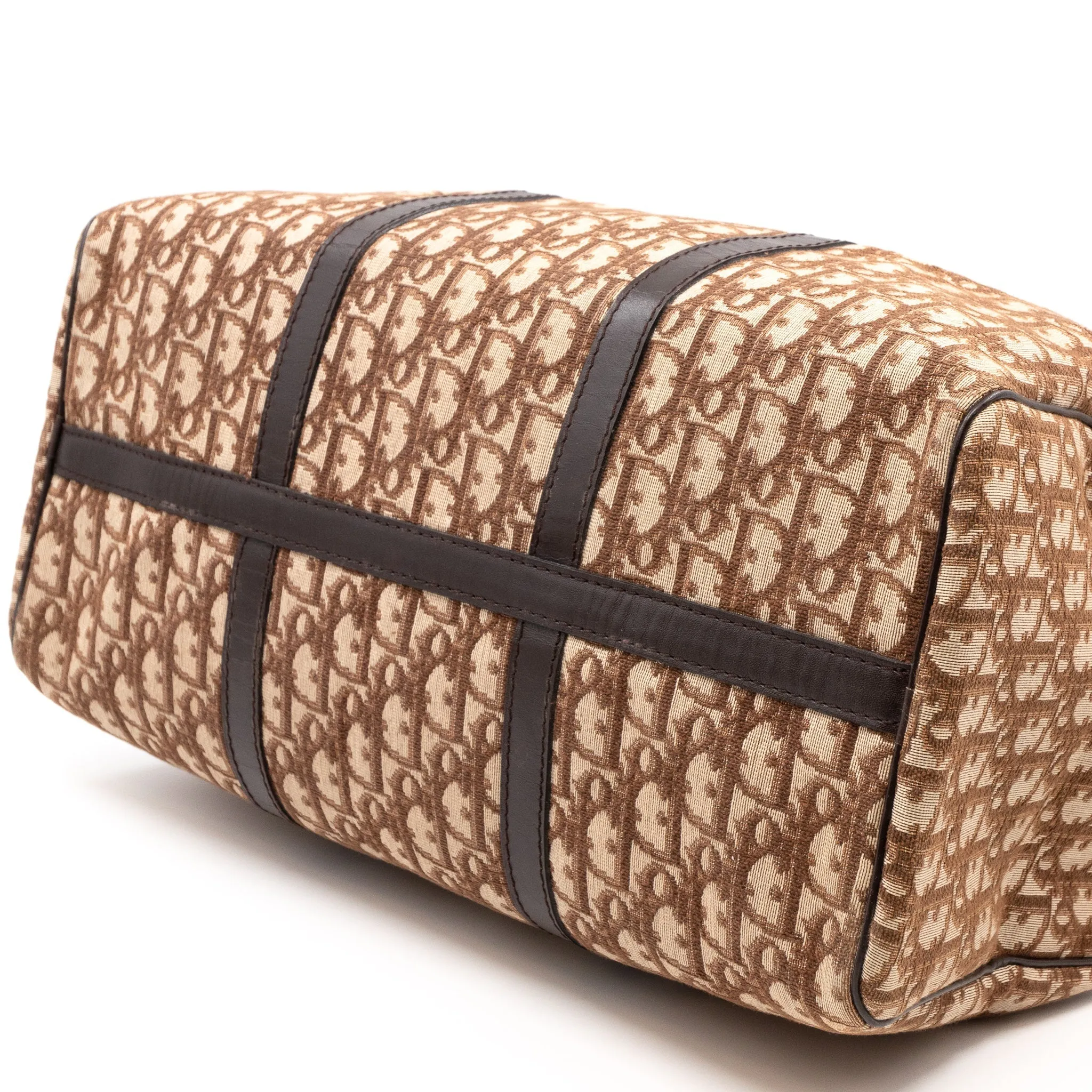 Trotter Duffle Bag Trendy Inspired Dior Oblique Brown