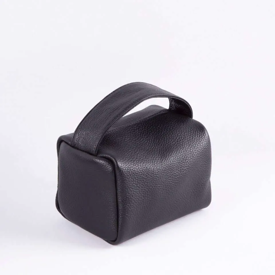 TROW Square 90's Top Handle Bag in Leather