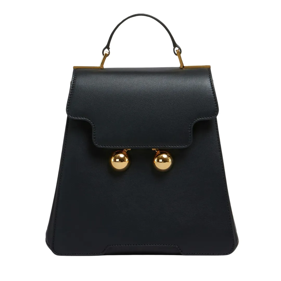 Trunkaroo Backpack - Black Leather