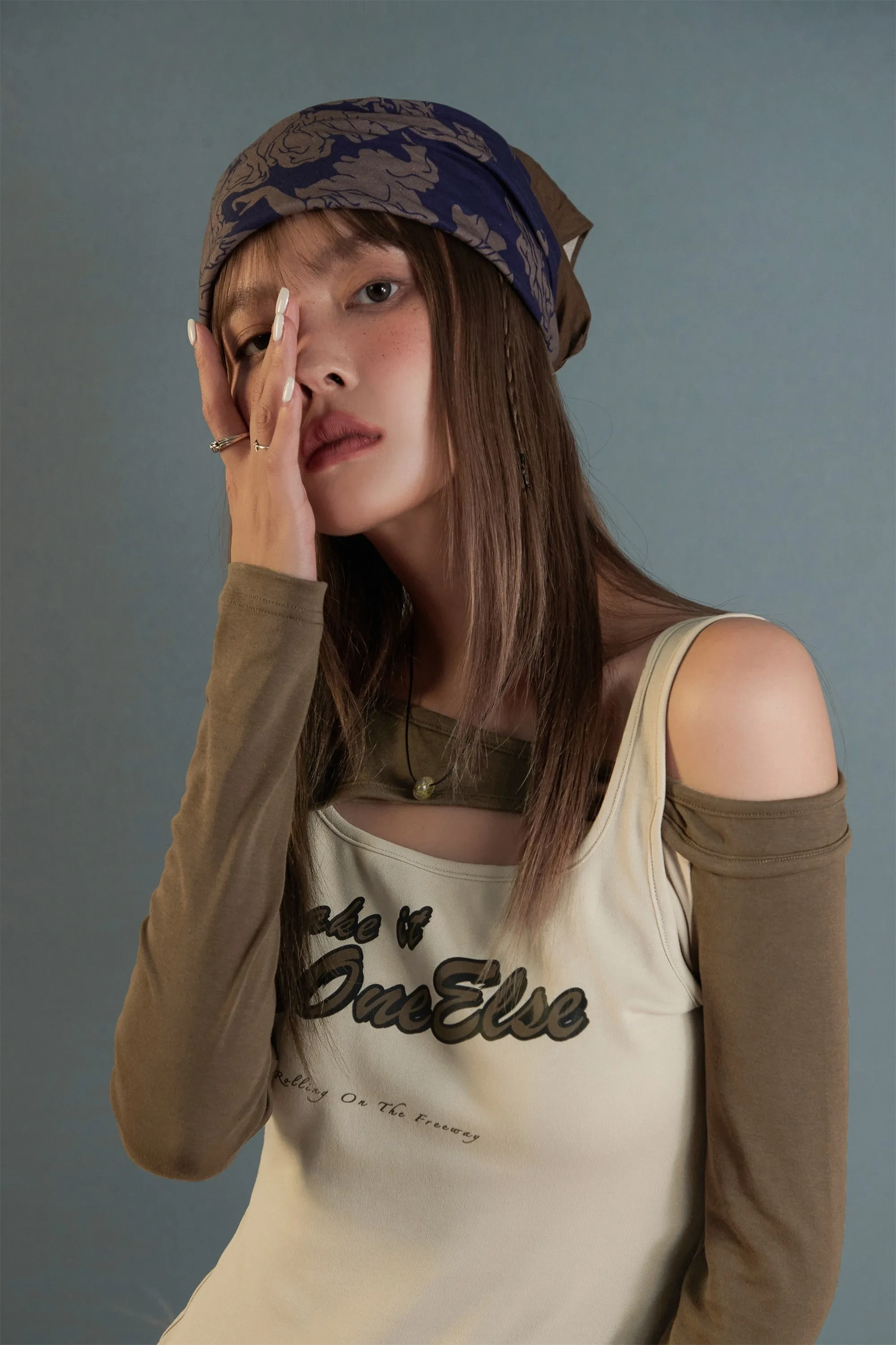 Unbalanced Cross Straps Off Mini Dress