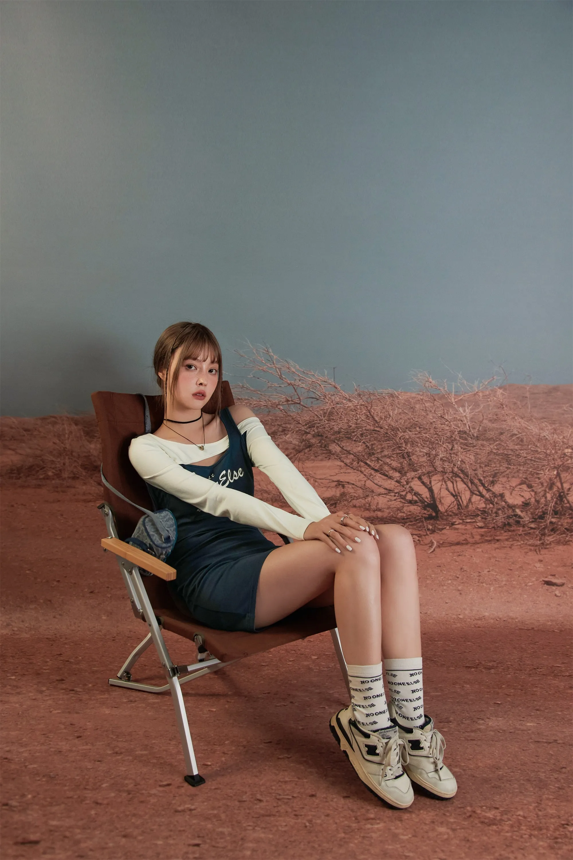 Unbalanced Cross Straps Off Mini Dress