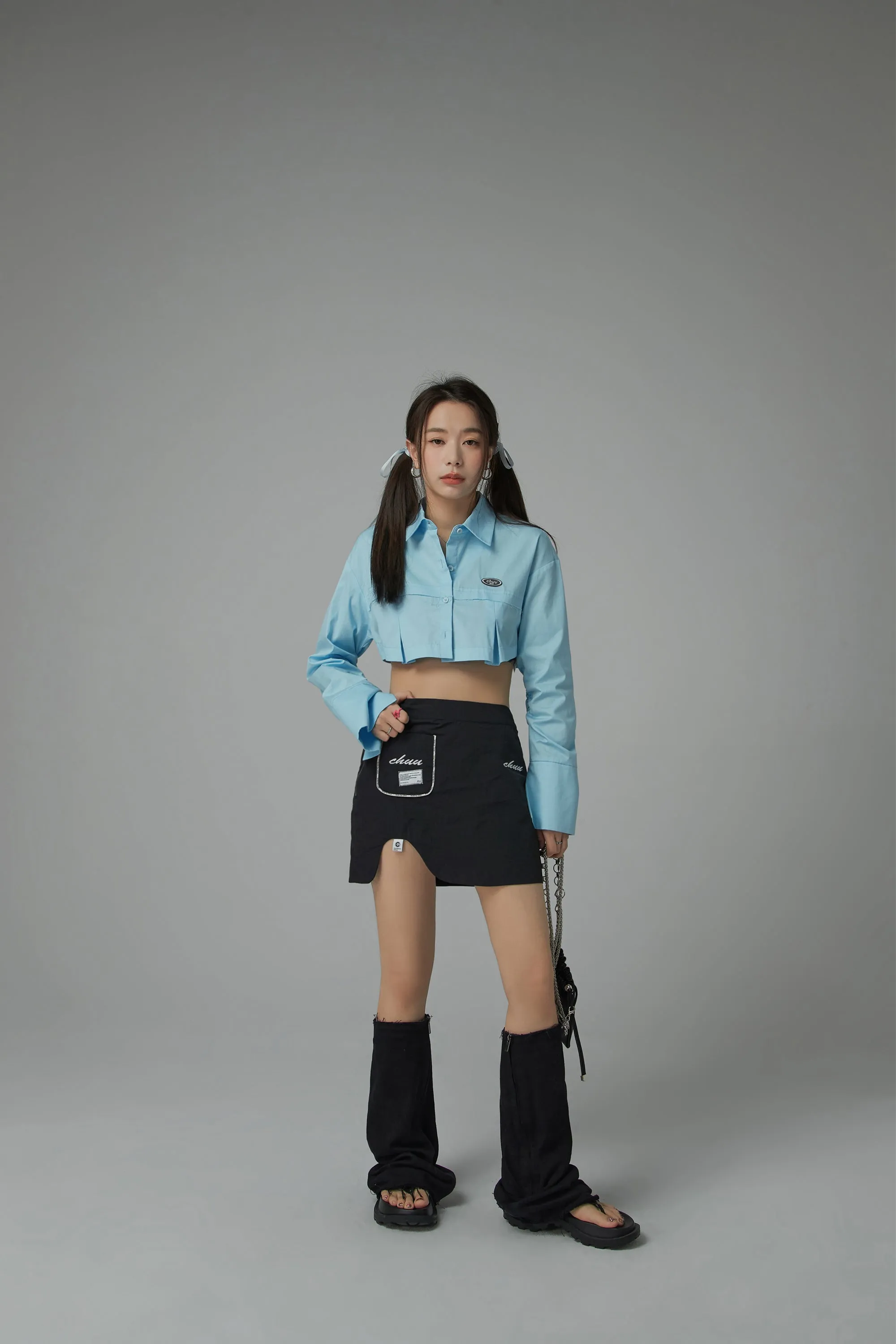 Unbalanced Mini Skirt