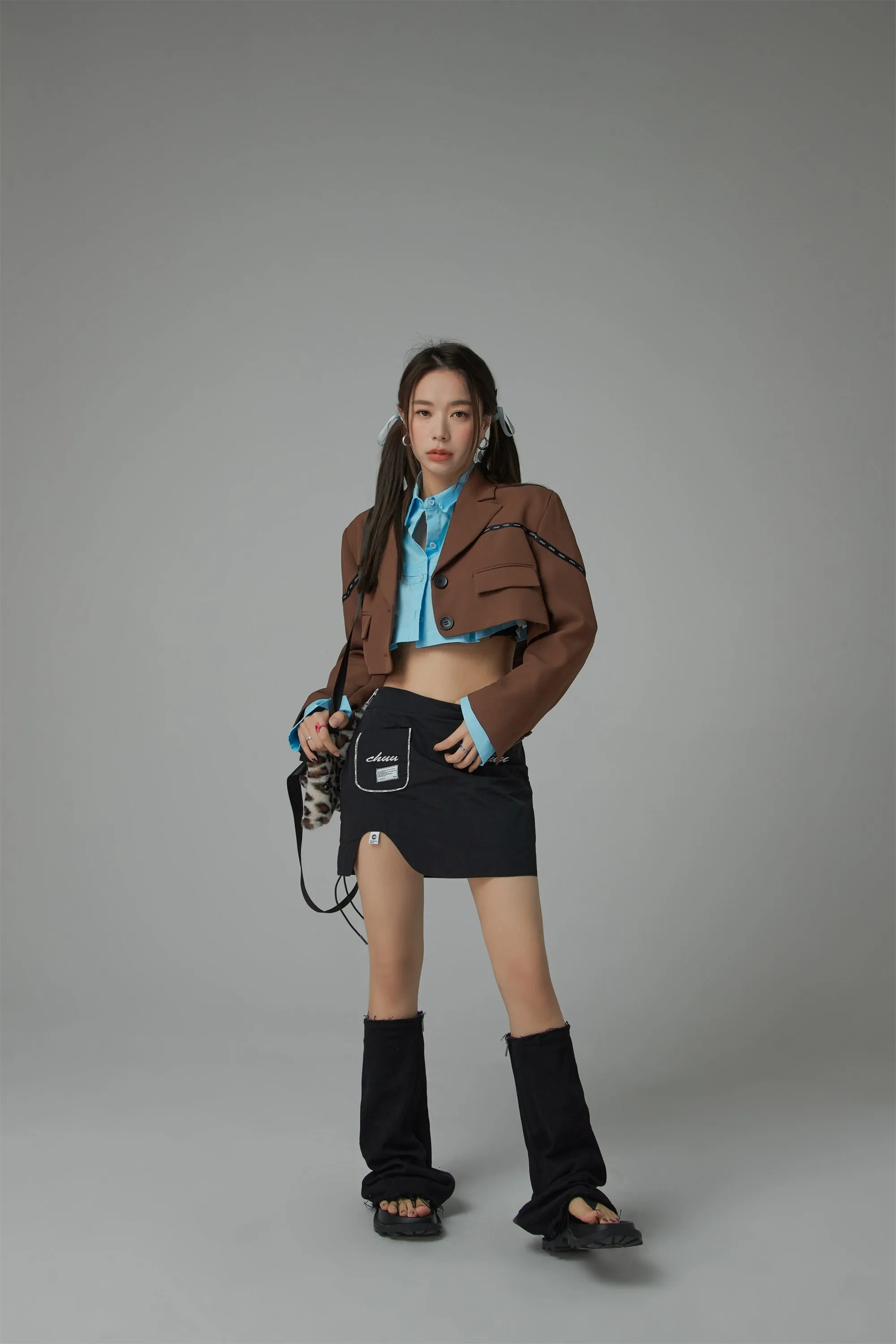 Unbalanced Mini Skirt