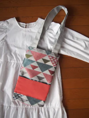 Upcycled kimono handmade bag - vintage obi tote bag