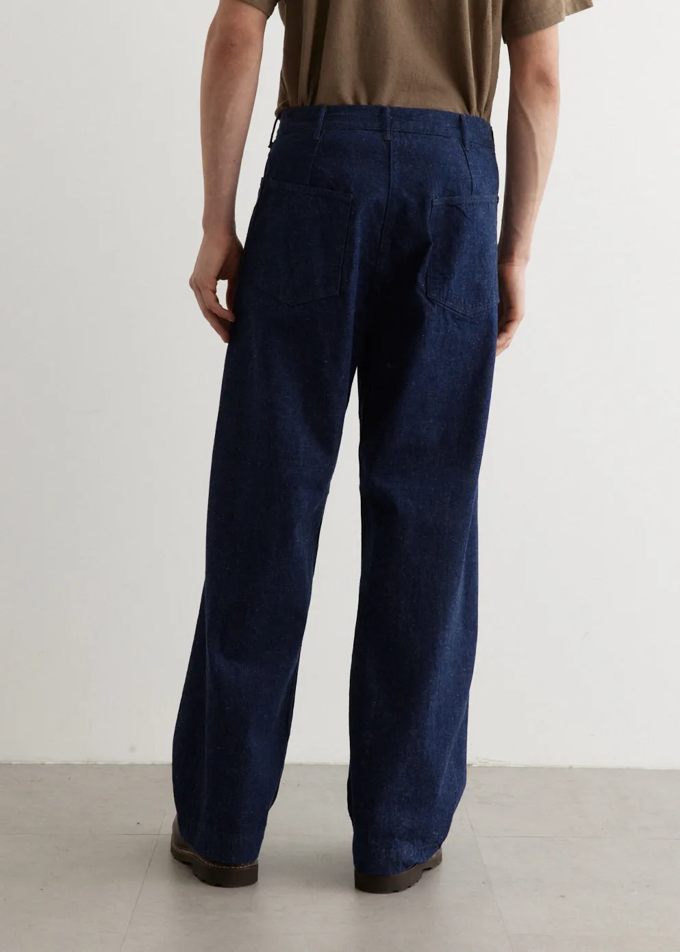 US Navy Side Seamless Denim Pants