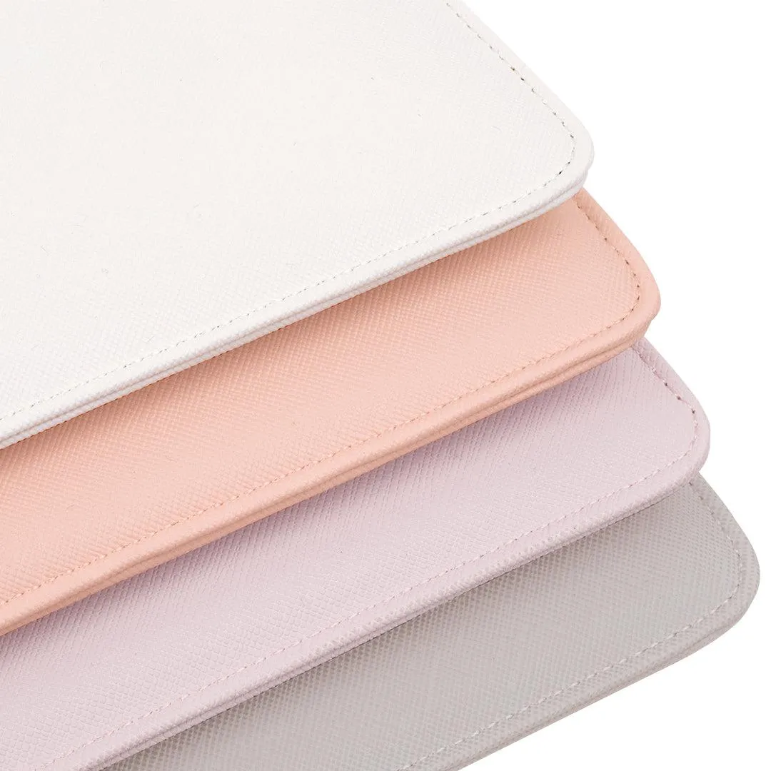Vegan Leather Wristlet Clutch Purse Pouch Bag for Bride