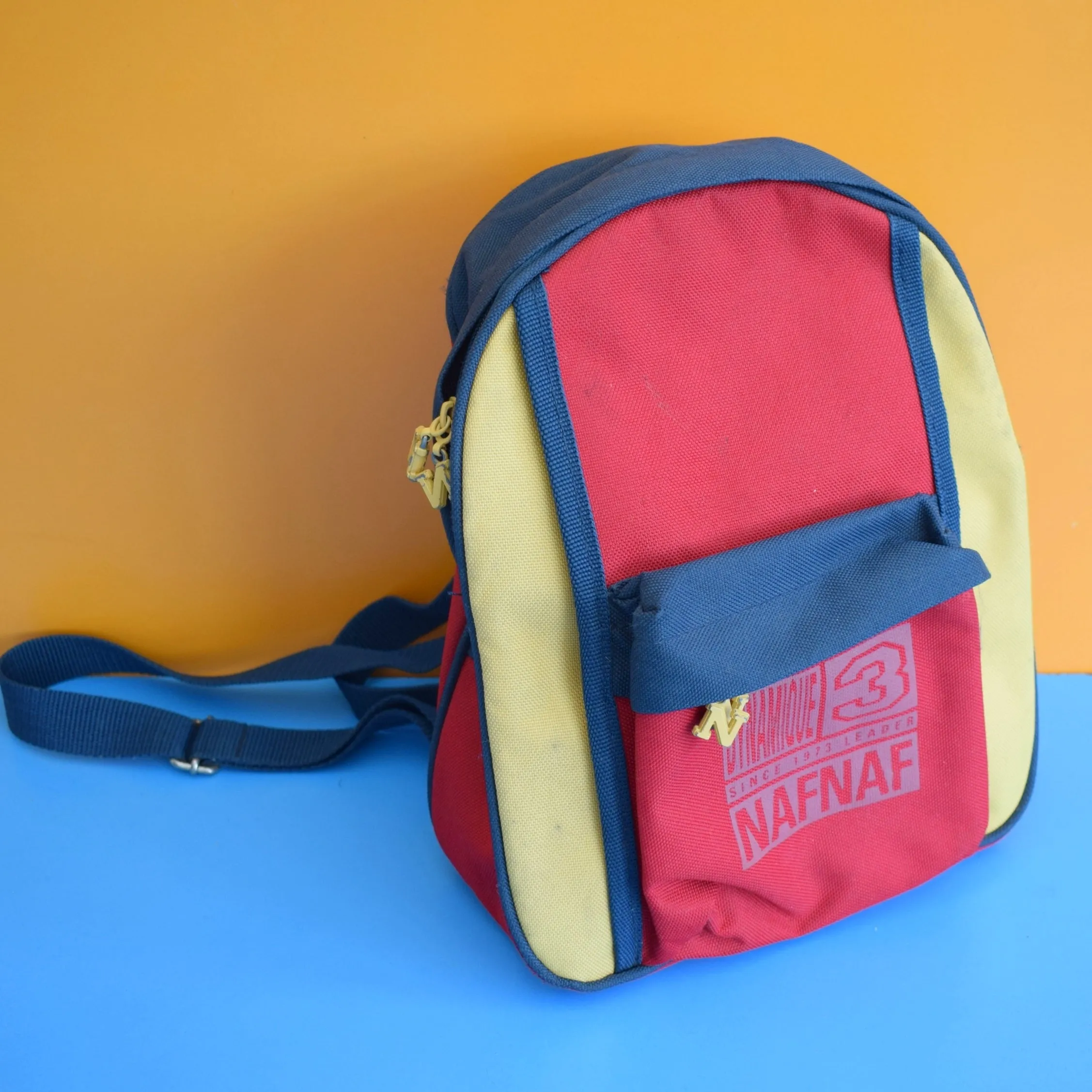 Vintage 1990s Naf Naf Dynamique 3 Small Backpack