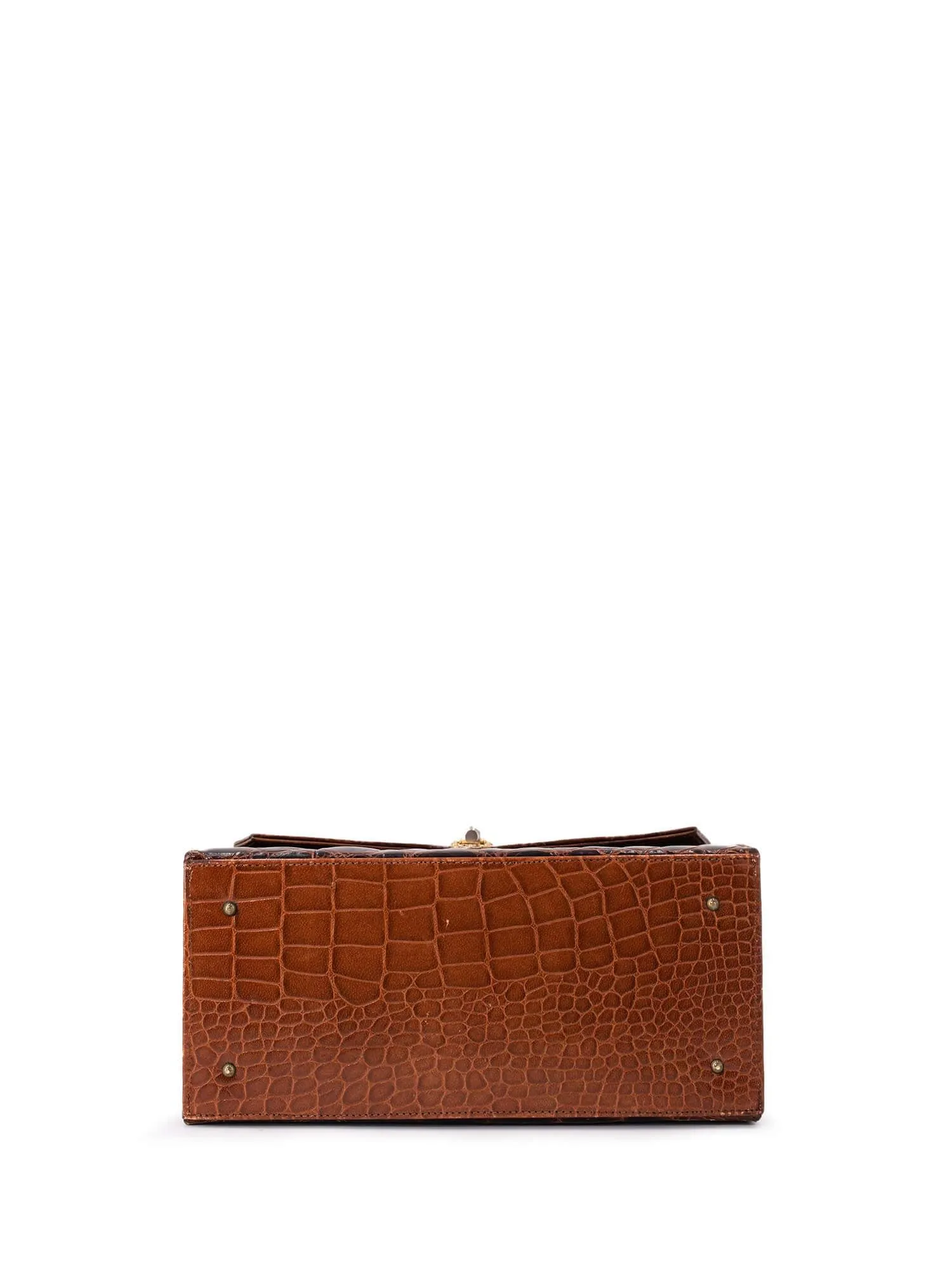Vintage Crocodile Doctor Satchel Brown