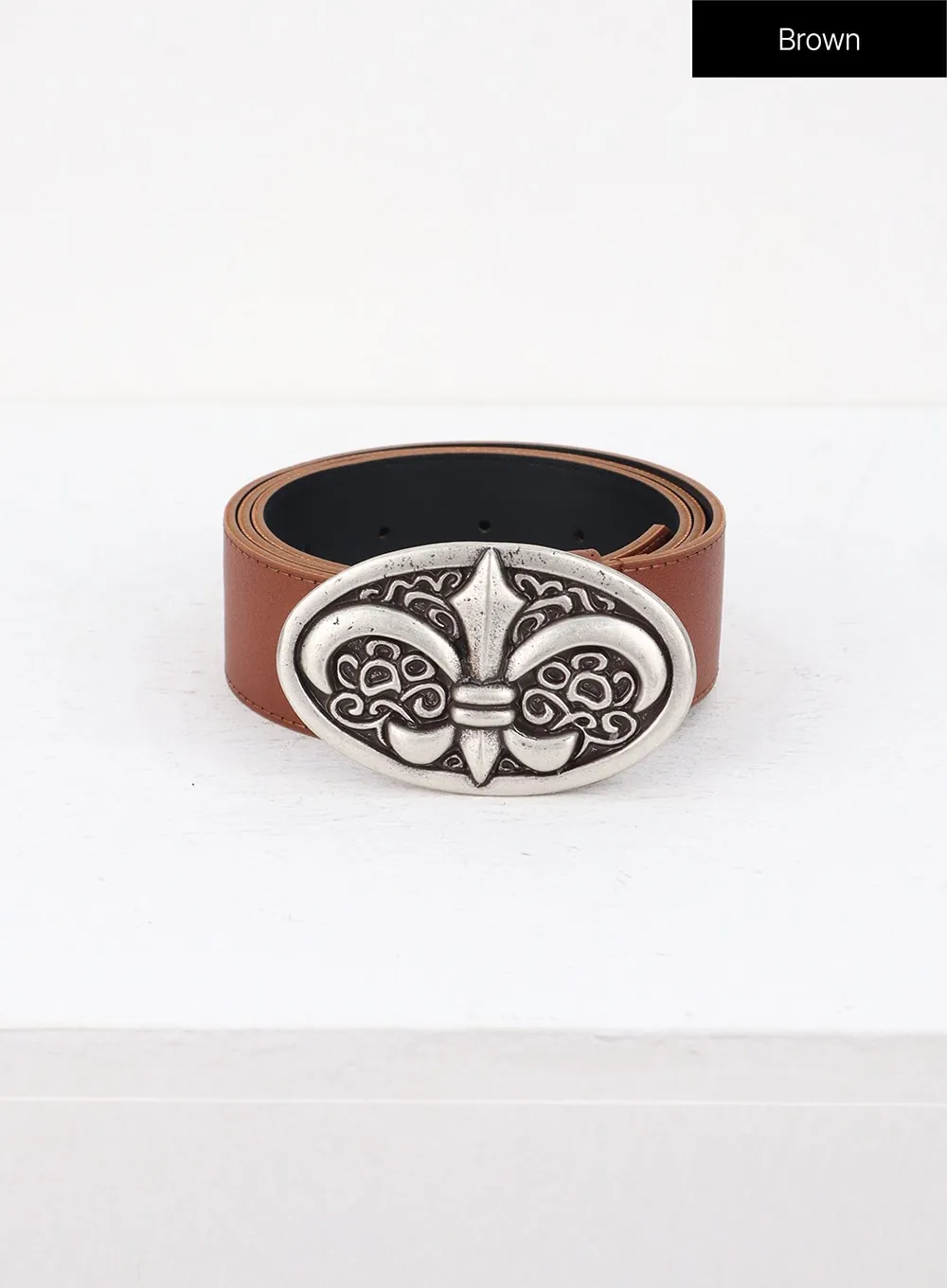Vintage Faux Leather Belt IS306