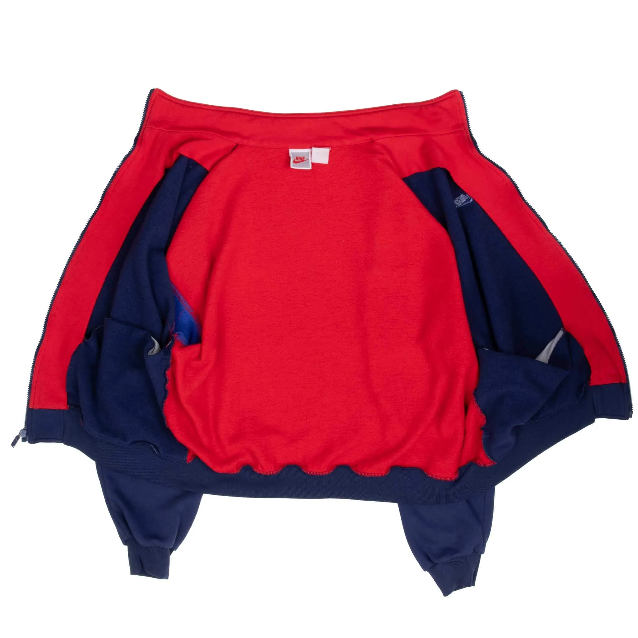 VINTAGE MLB BOSTON RED SOX FULL ZIP NIKE HOODIE SWEATSHIRT 1990S SIZE LARGE