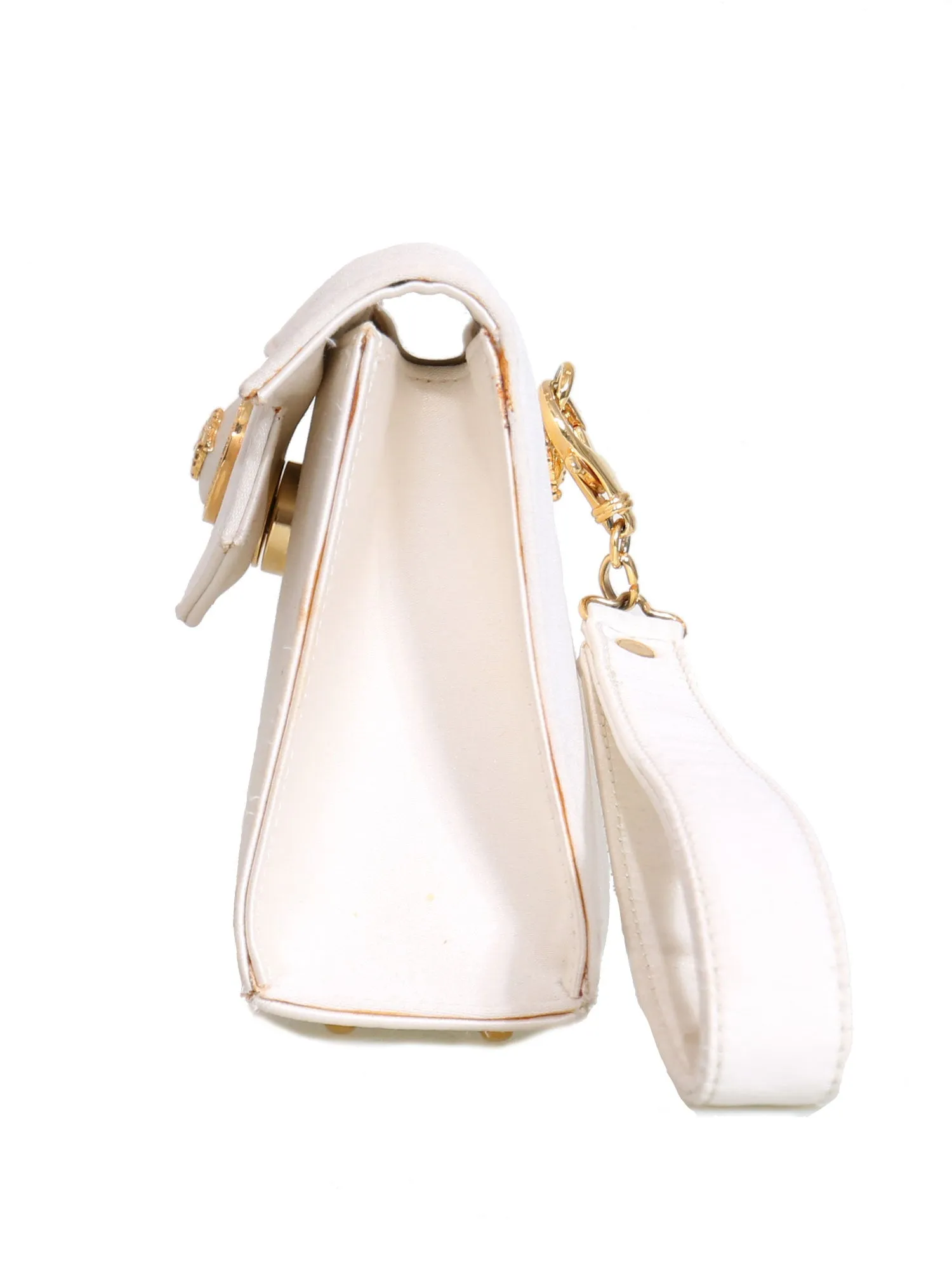 Vintage Satin Mini Clutch Bag