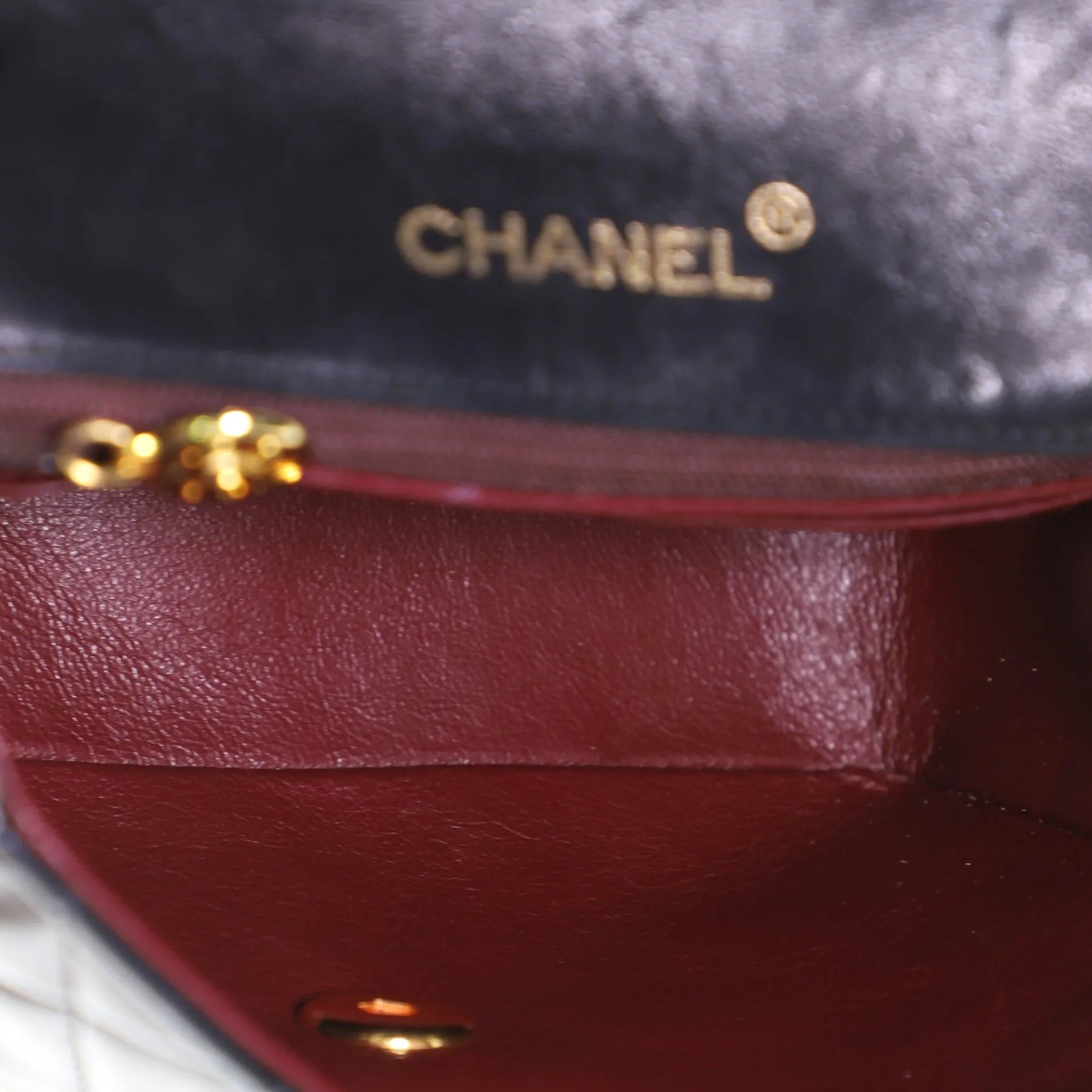 Vintage Square Classic Single Flap Bag Quilted Lambskin Mini