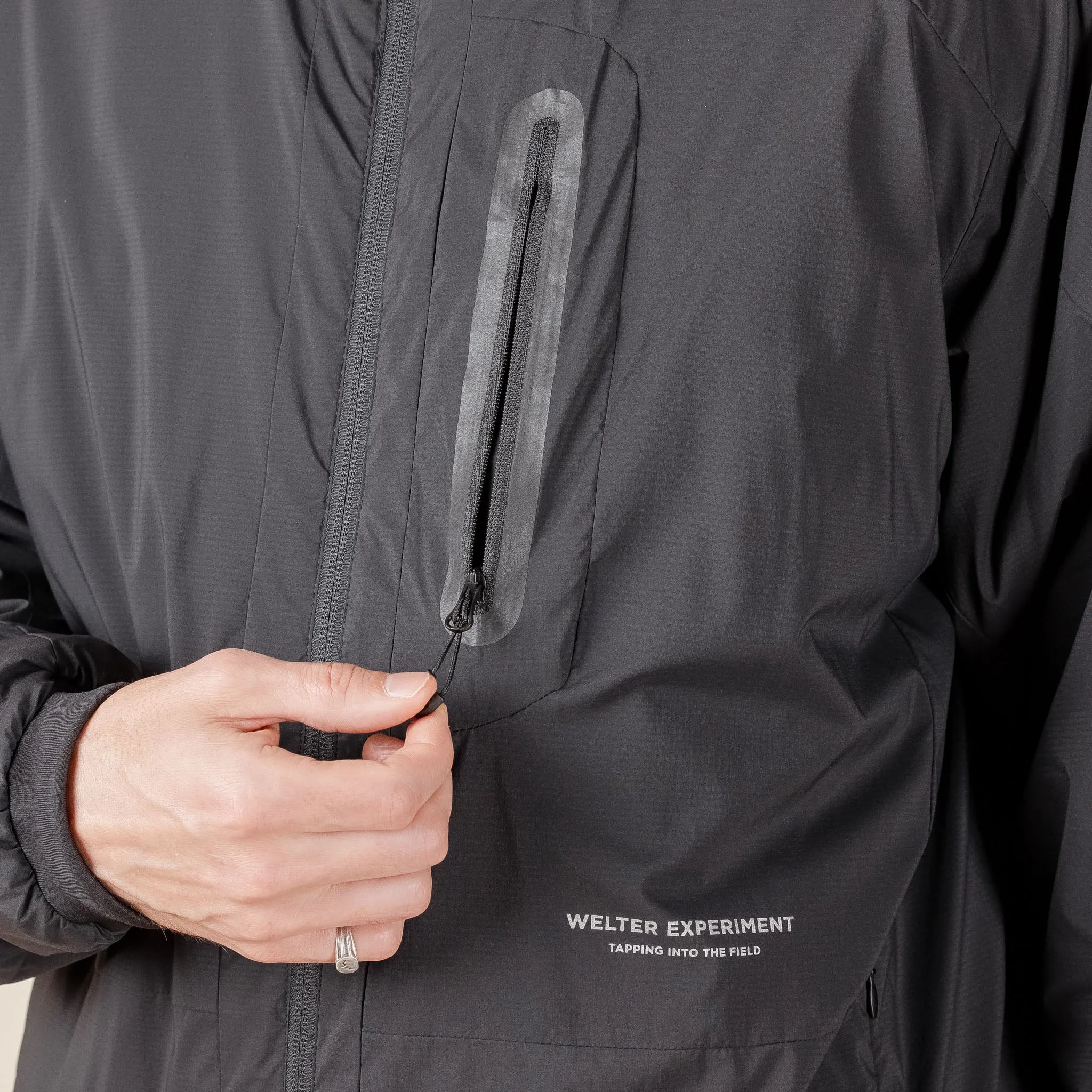 Welter Experiment - WOL042 Light Primaloft Jacket - Black