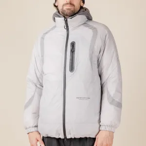Welter Experiment - WOL043 Signature Line Down Jacket - Light Grey