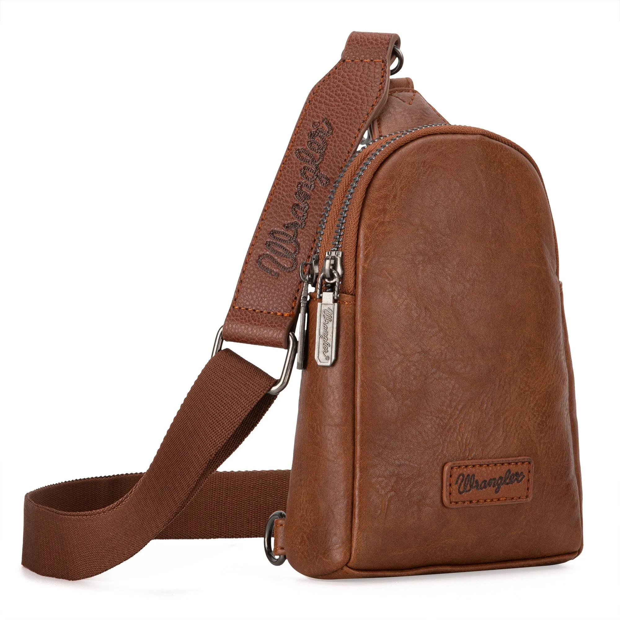 WG87-210 Wrangler Sling Bag/Crossbody/Chest Bag  - Light Brown