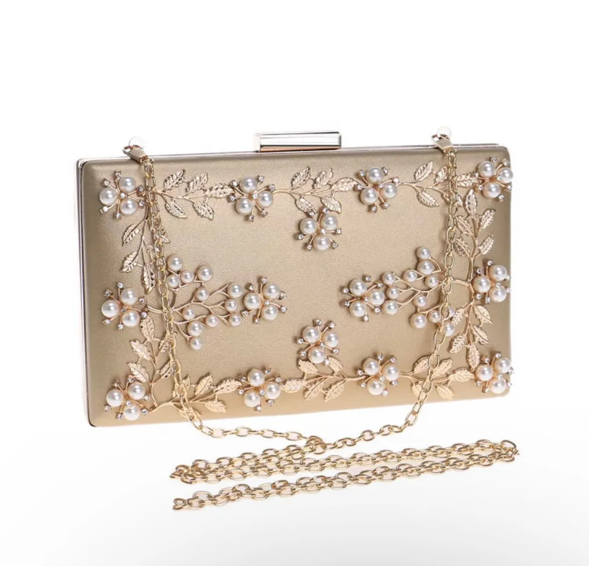 White Wedding Clutch