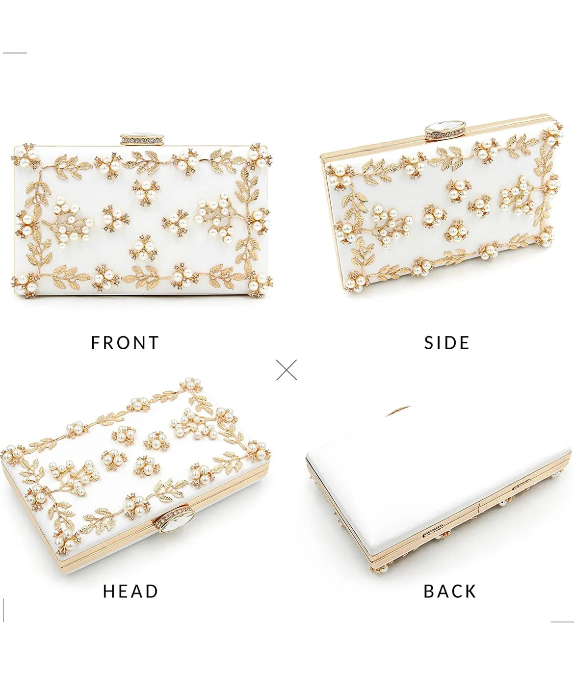White Wedding Clutch