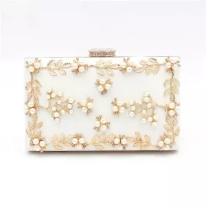 White Wedding Clutch