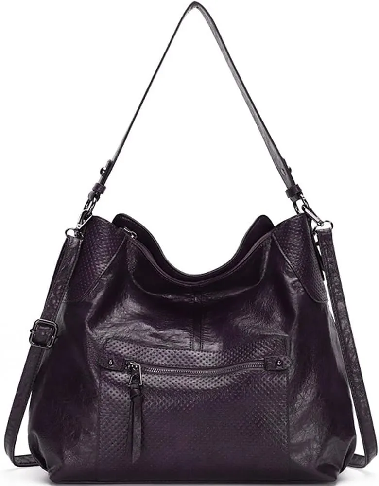 Women Shoulder Bags Marble Textured Leather Tote Bag Vintage Handbags Purse Hobo Handbag Satchel Crossbody Bag Totes