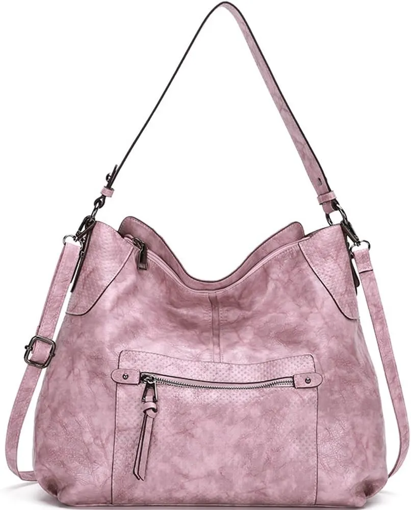 Women Shoulder Bags Marble Textured Leather Tote Bag Vintage Handbags Purse Hobo Handbag Satchel Crossbody Bag Totes
