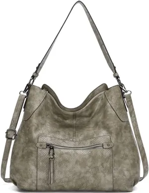 Women Shoulder Bags Marble Textured Leather Tote Bag Vintage Handbags Purse Hobo Handbag Satchel Crossbody Bag Totes