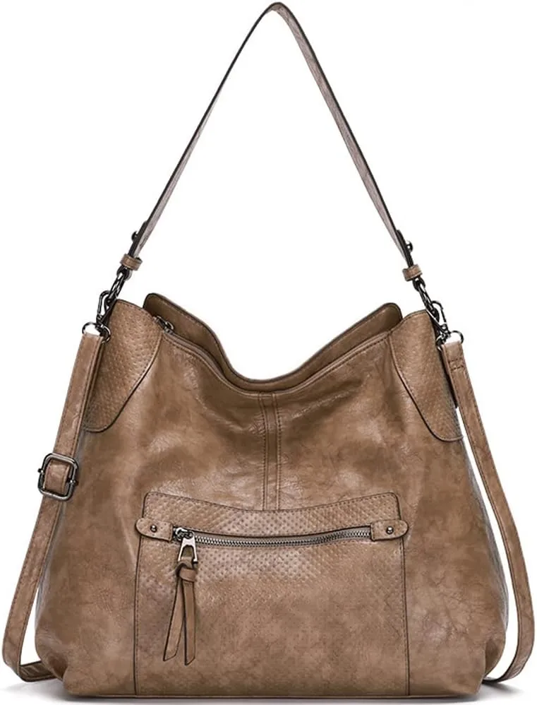 Women Shoulder Bags Marble Textured Leather Tote Bag Vintage Handbags Purse Hobo Handbag Satchel Crossbody Bag Totes