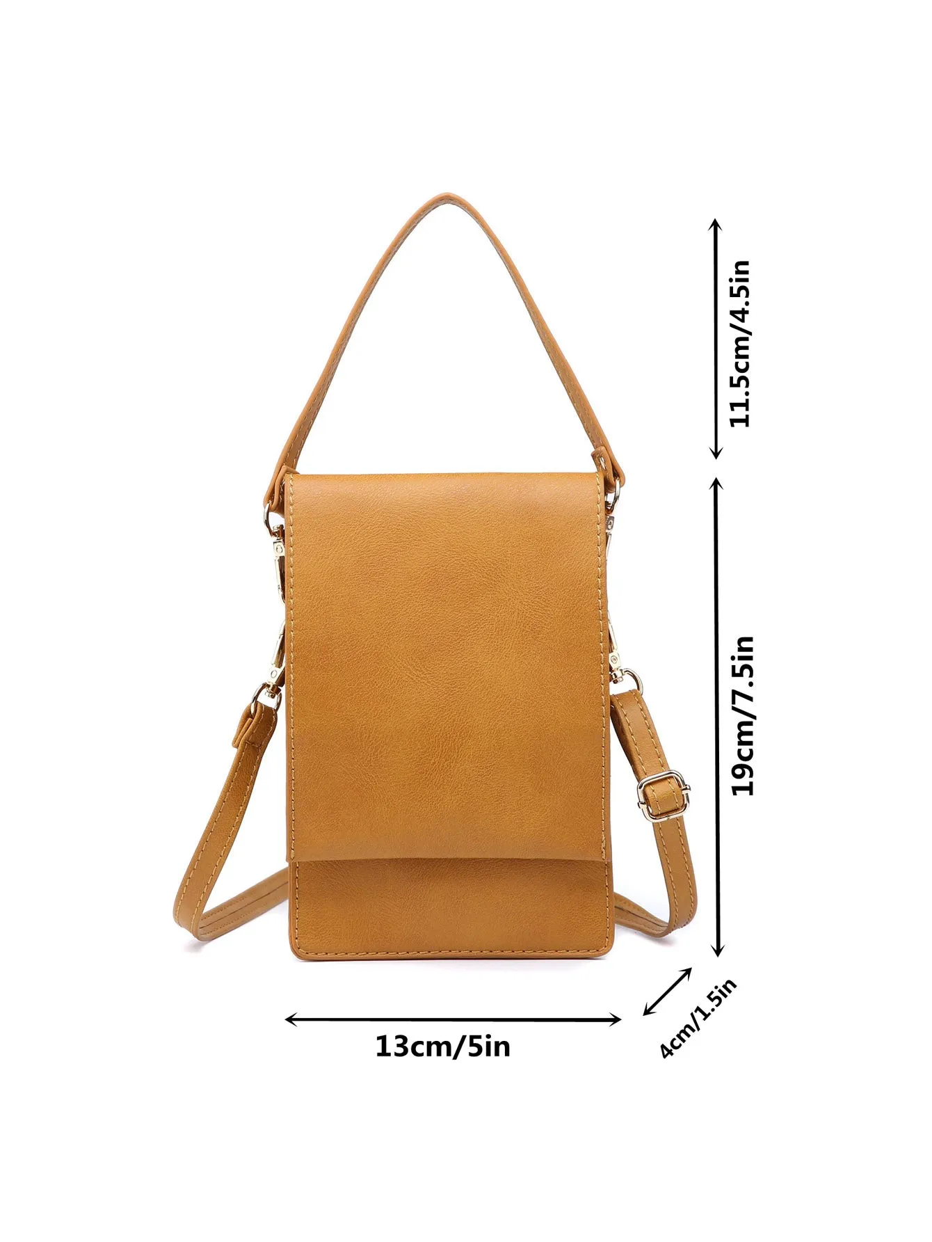Women Small Crossbody Purse Cell Phone Pouch 2078-3BKV