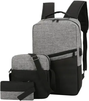 Women's Backpack Fashionable Small Schoolbag Fashion Versatile Shoulder Bags Outdoor Travel Backpack for Girls(Grey)