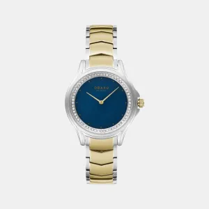 Women's Blue Analog Stainless Steel Watch V261LECLSF