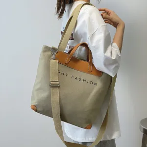 Women’s Canvas Large Capacity Shoulder Crossbody Bag in 5 Colors