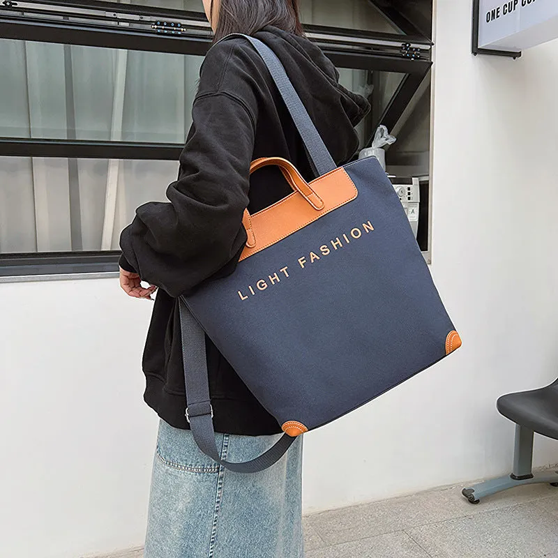 Women’s Canvas Large Capacity Shoulder Crossbody Bag in 5 Colors