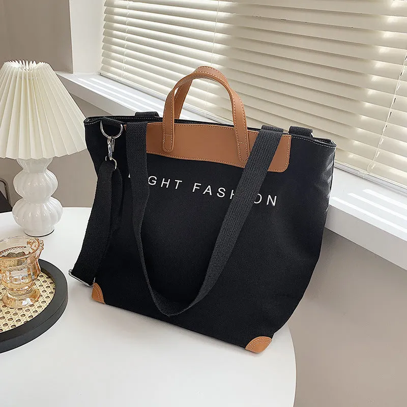 Women’s Canvas Large Capacity Shoulder Crossbody Bag in 5 Colors