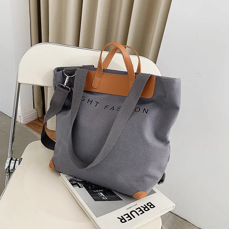 Women’s Canvas Large Capacity Shoulder Crossbody Bag in 5 Colors
