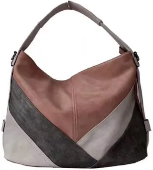 Womens Classica Colorblock Hobo Bag Multicolor Handbag and Purses Patchwork Leather Shoulder Bags
