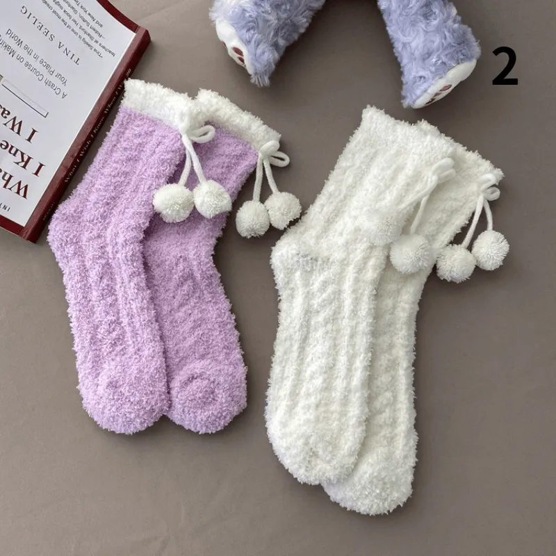Women's Cute Bowknot Winter Stockings