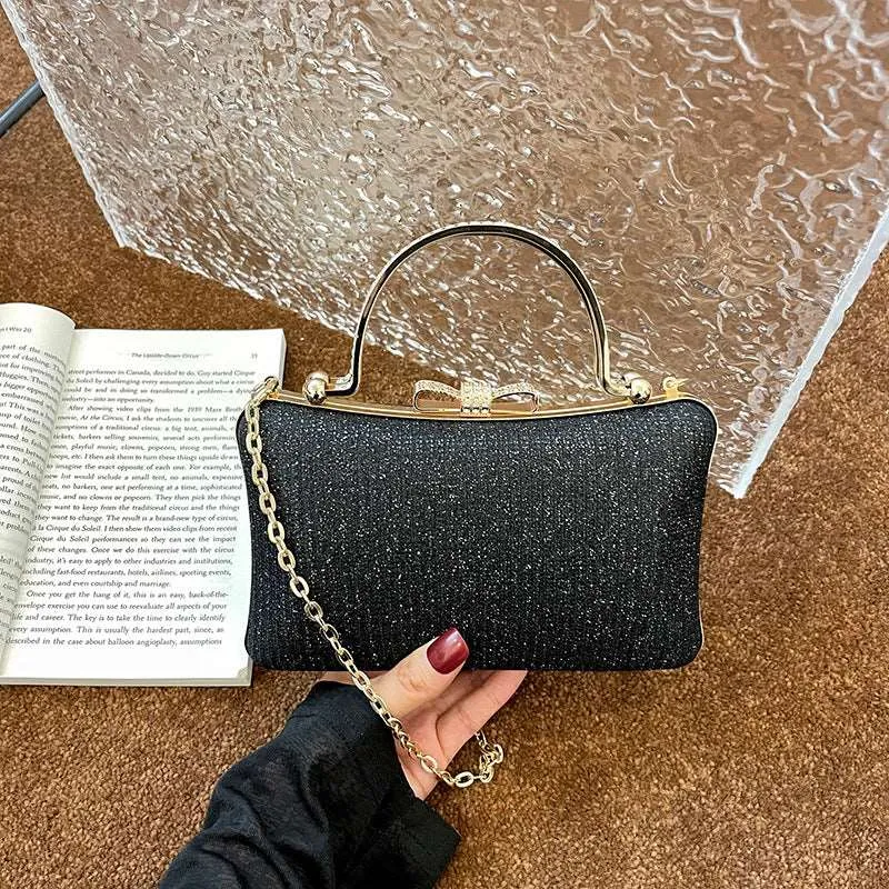 Women’s Elegant Hand Bag with Chain Shoulder Strap